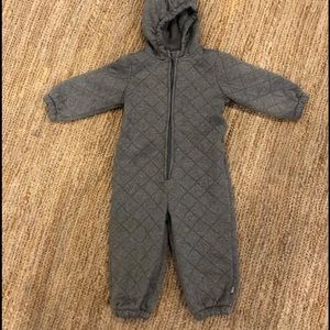 Wheat fleece snowsuit